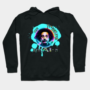 Einstein conceived, AI celebrates Hoodie